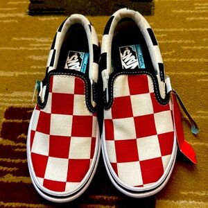 Vans slip on shoes size 12 little kids